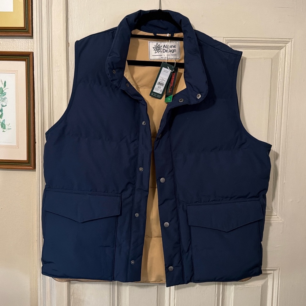 Alpine Design Puffer Vest – Men’s L (NWT)